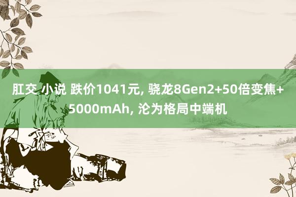 肛交 小说 跌价1041元， 骁龙8Gen2+50倍变焦+5000mAh， 沦为格局中端机