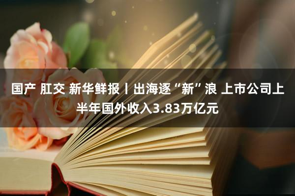 国产 肛交 新华鲜报丨出海逐“新”浪 上市公司上半年国外收入3.83万亿元