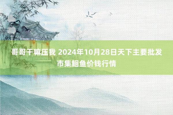 哥哥干嘛压我 2024年10月28日天下主要批发市集鮰鱼价钱行情